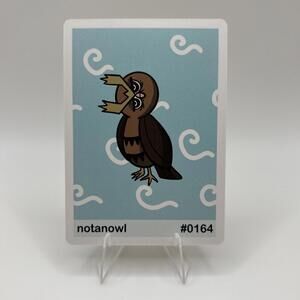 Notanowl (Noctowl) #164 - Gen 2 Pookiemoot Fan Art - Pokemon